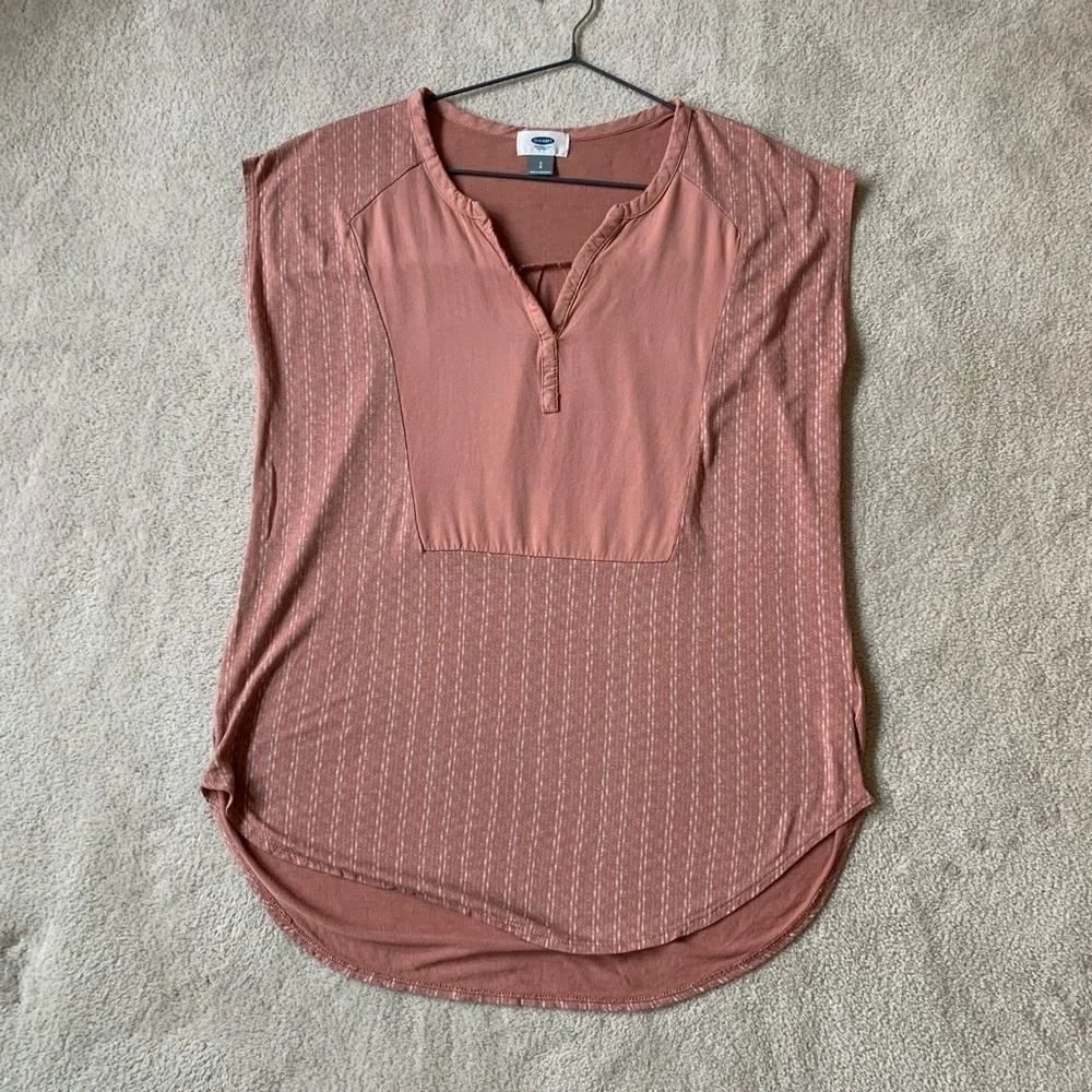 2/$15 OLD NAVY cap sleeves top, loose fit , S